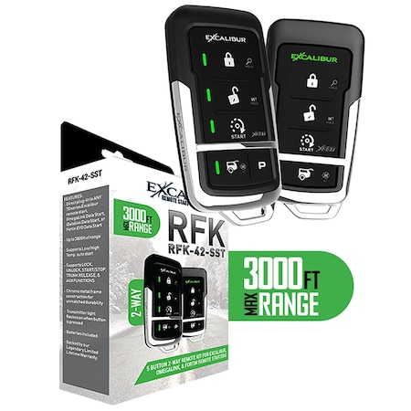 Excalibur / Omega Rf Kit 900 Mhz St Led 4Btn 2Way RFK42SST